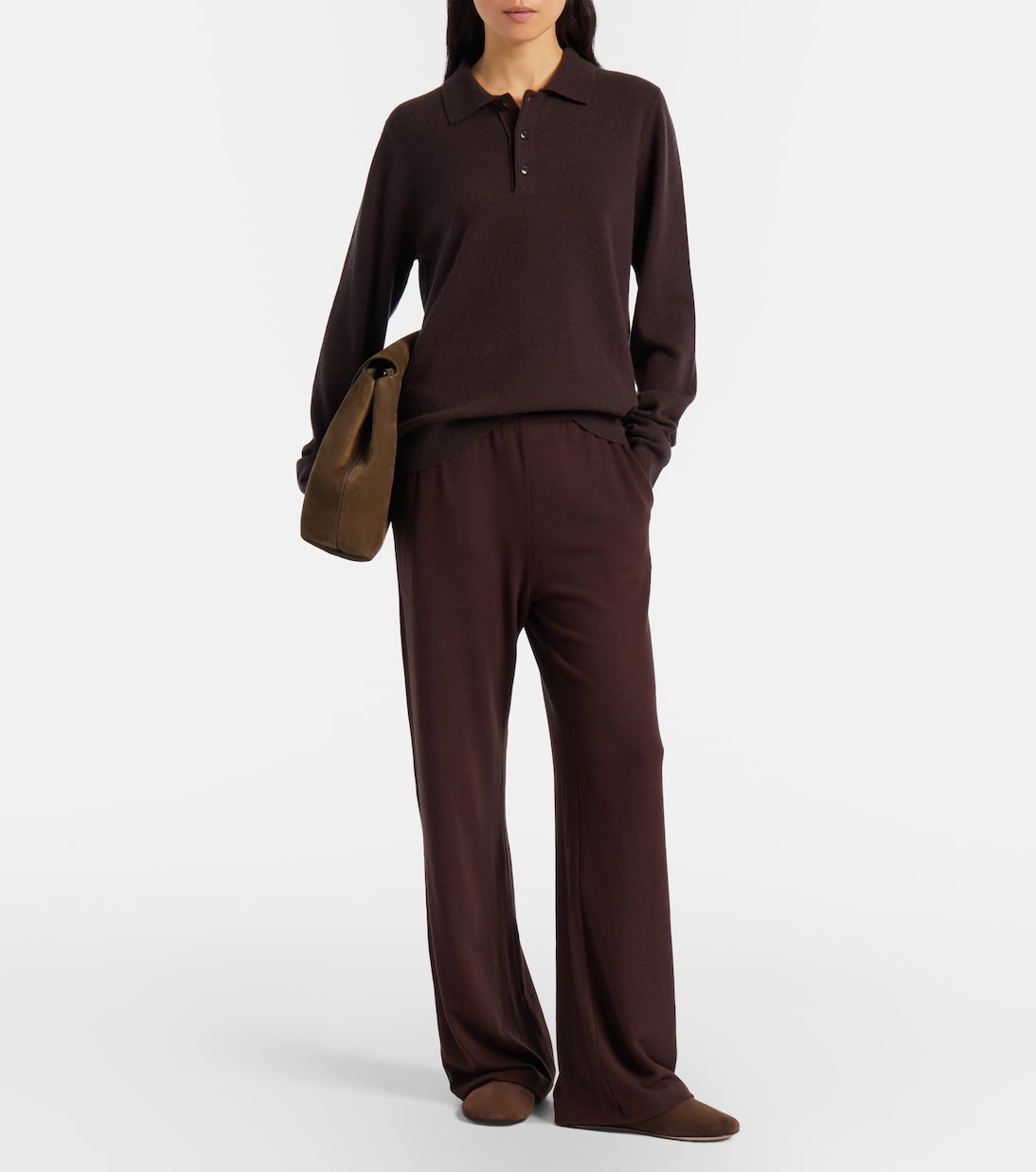 Lauren jersey wide-leg pants | Leset