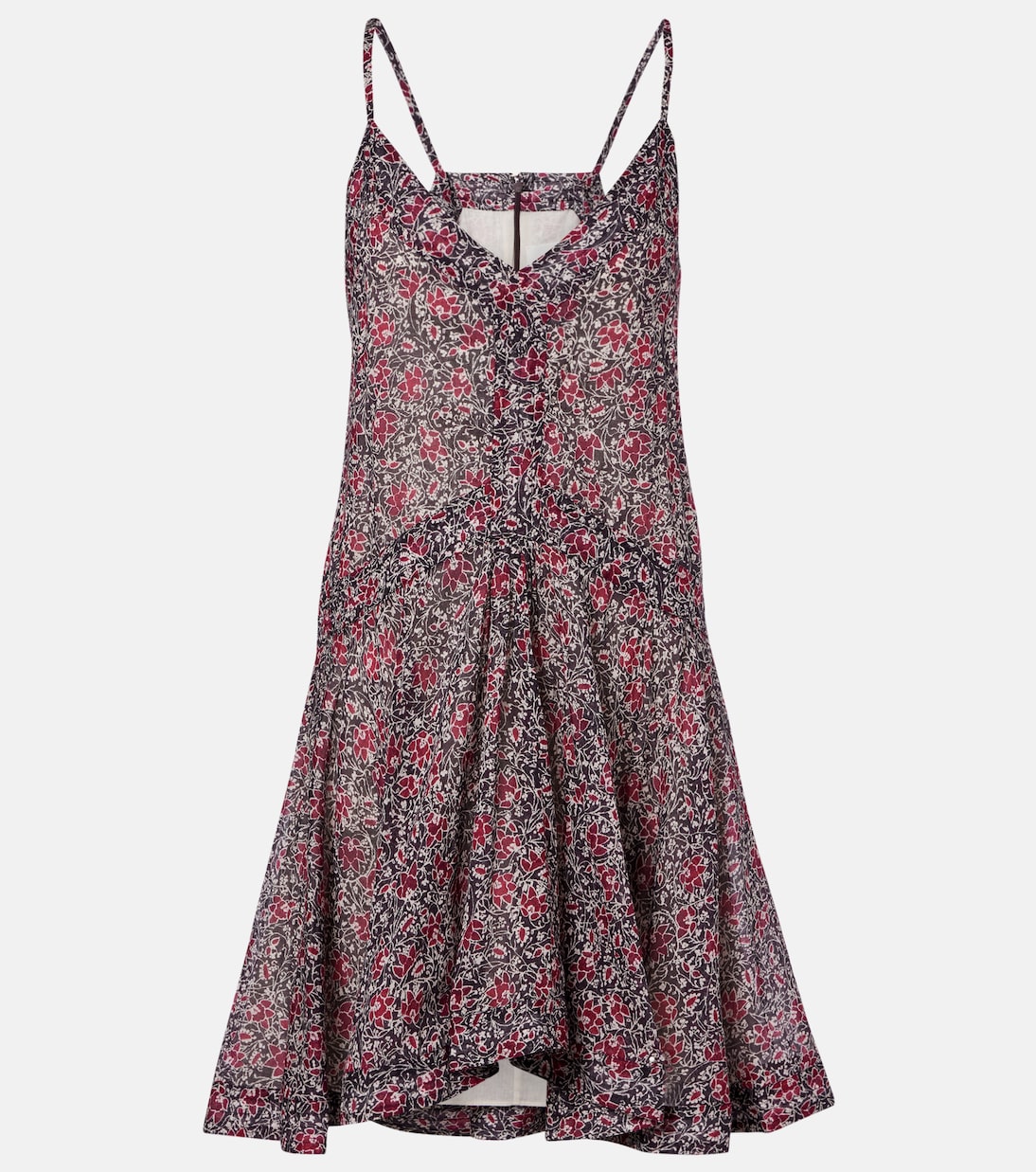 Danielle floral cotton voile minidress | Marant Etoile