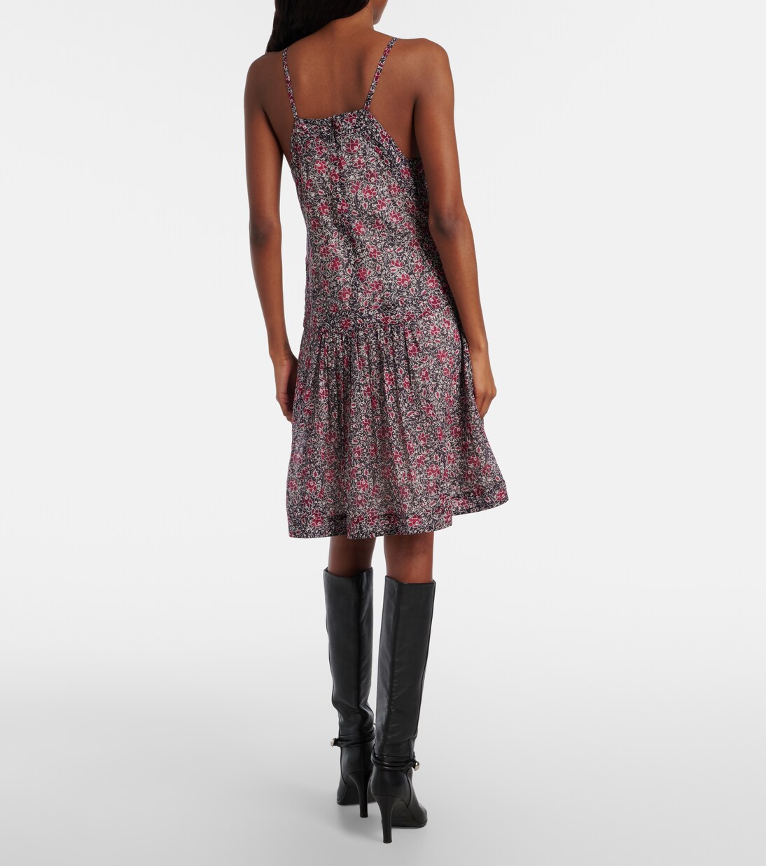 Danielle floral cotton voile minidress | Marant Etoile