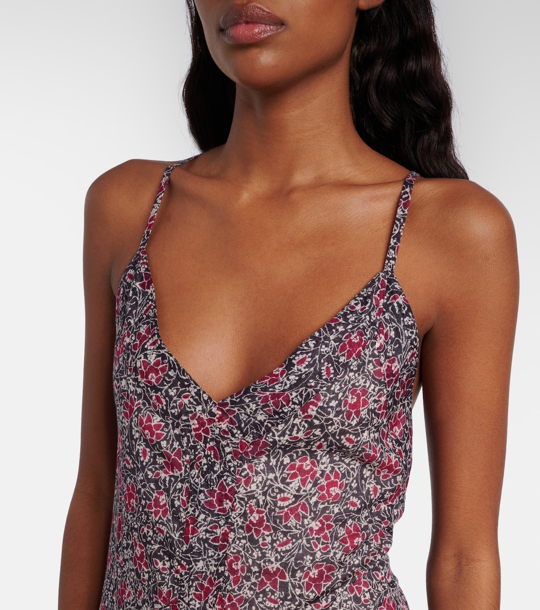 Danielle floral cotton voile minidress | Marant Etoile