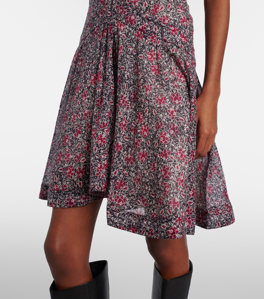Danielle floral cotton voile minidress | Marant Etoile