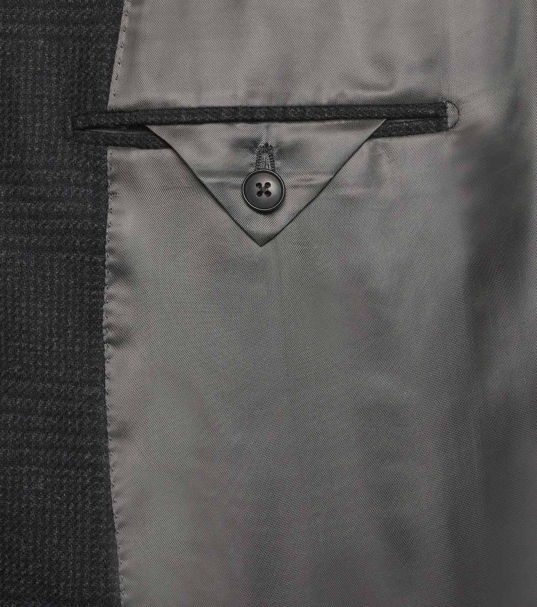 Checked wool flannel blazer | Saman Amel