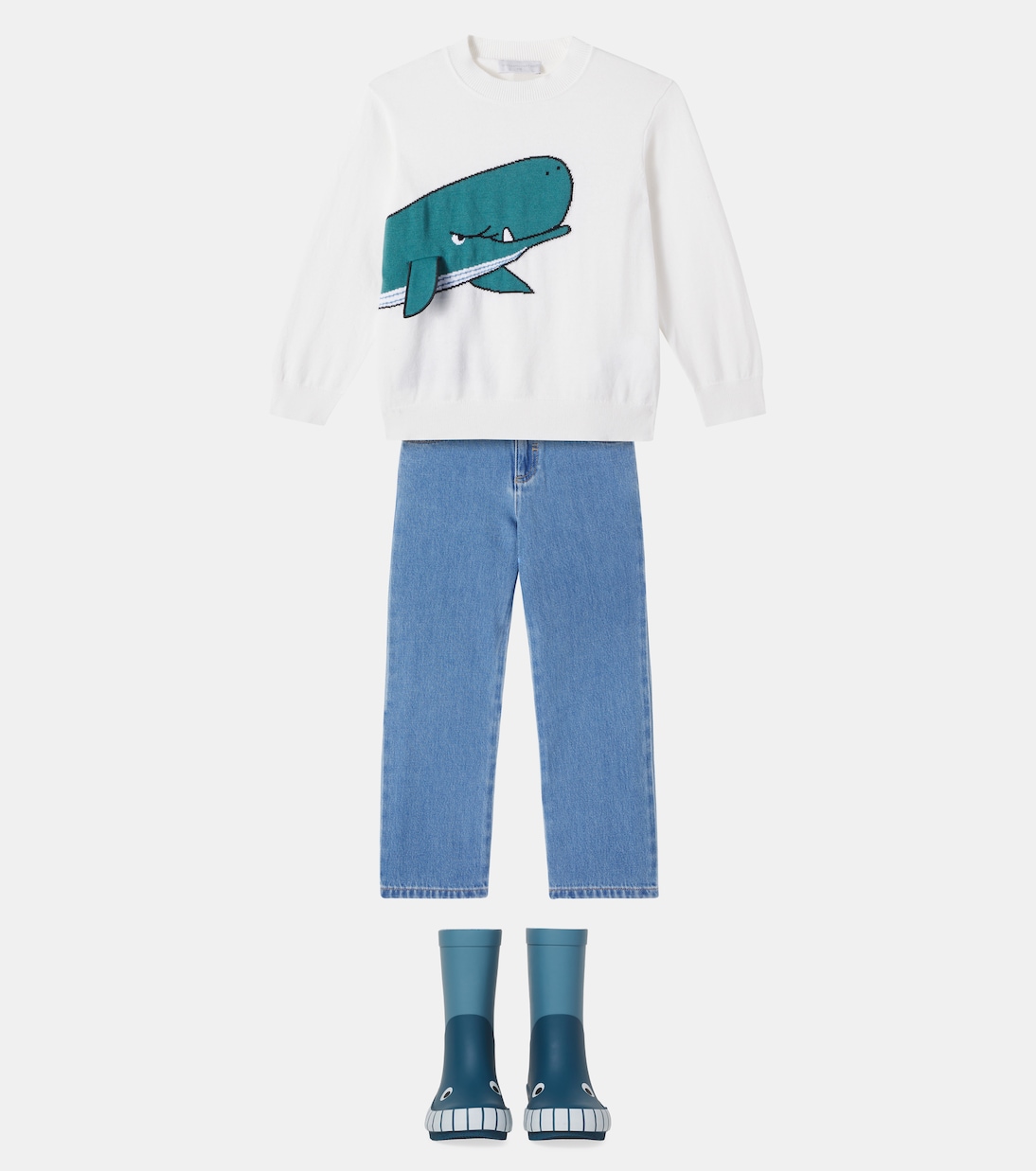 Bedrucktes Sweatshirt aus Baumwoll-Jersey | Stella McCartney Kids