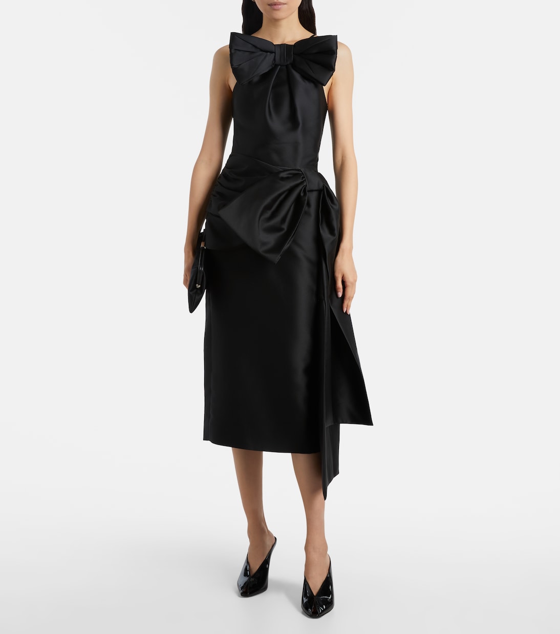 Midikleid aus Wolle und Seide | Shushu/Tong