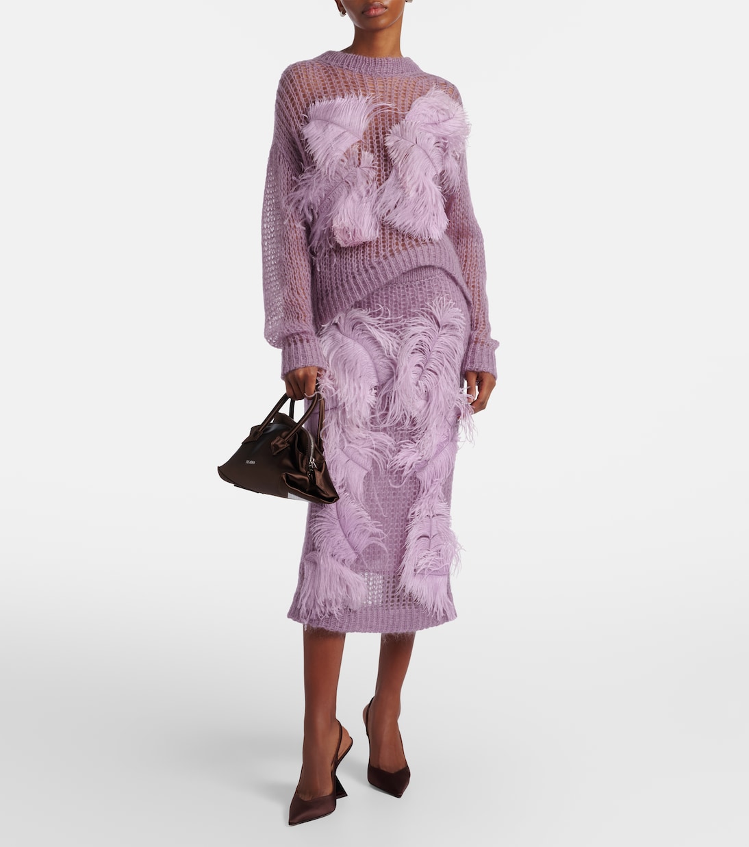 Shopper La Passeggiata Mini in raso | The Attico