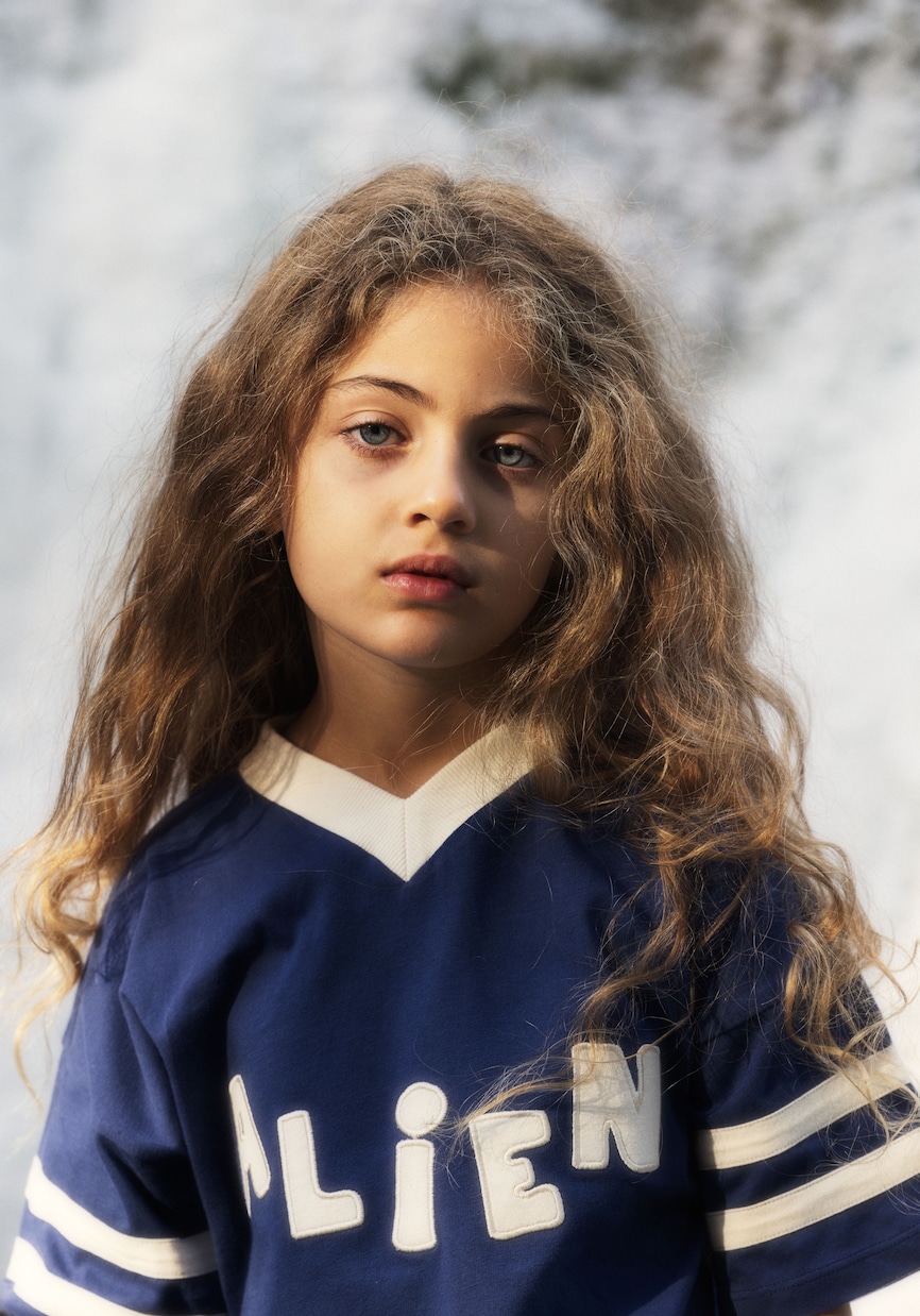 T-shirt à appliqué en coton | Mini Rodini