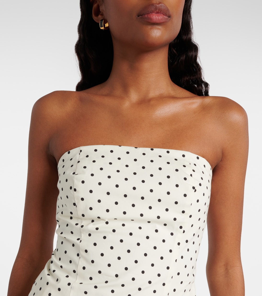 Ehili cotton-blend poplin tube top | Rotate