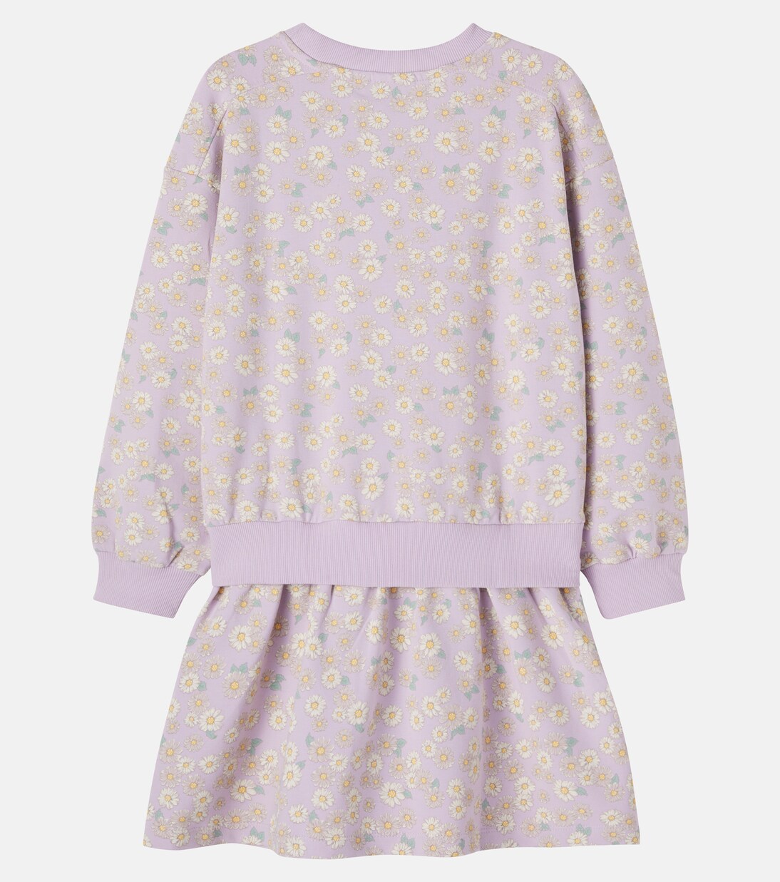 Maggie floral cotton jersey dress | Wheat