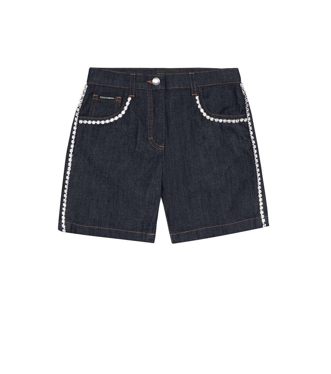 Short en jean à ornements | Dolce&Gabbana Kids
