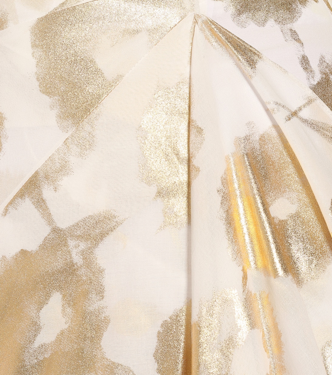 Jupe portefeuille en coton à fleurs | Halpern