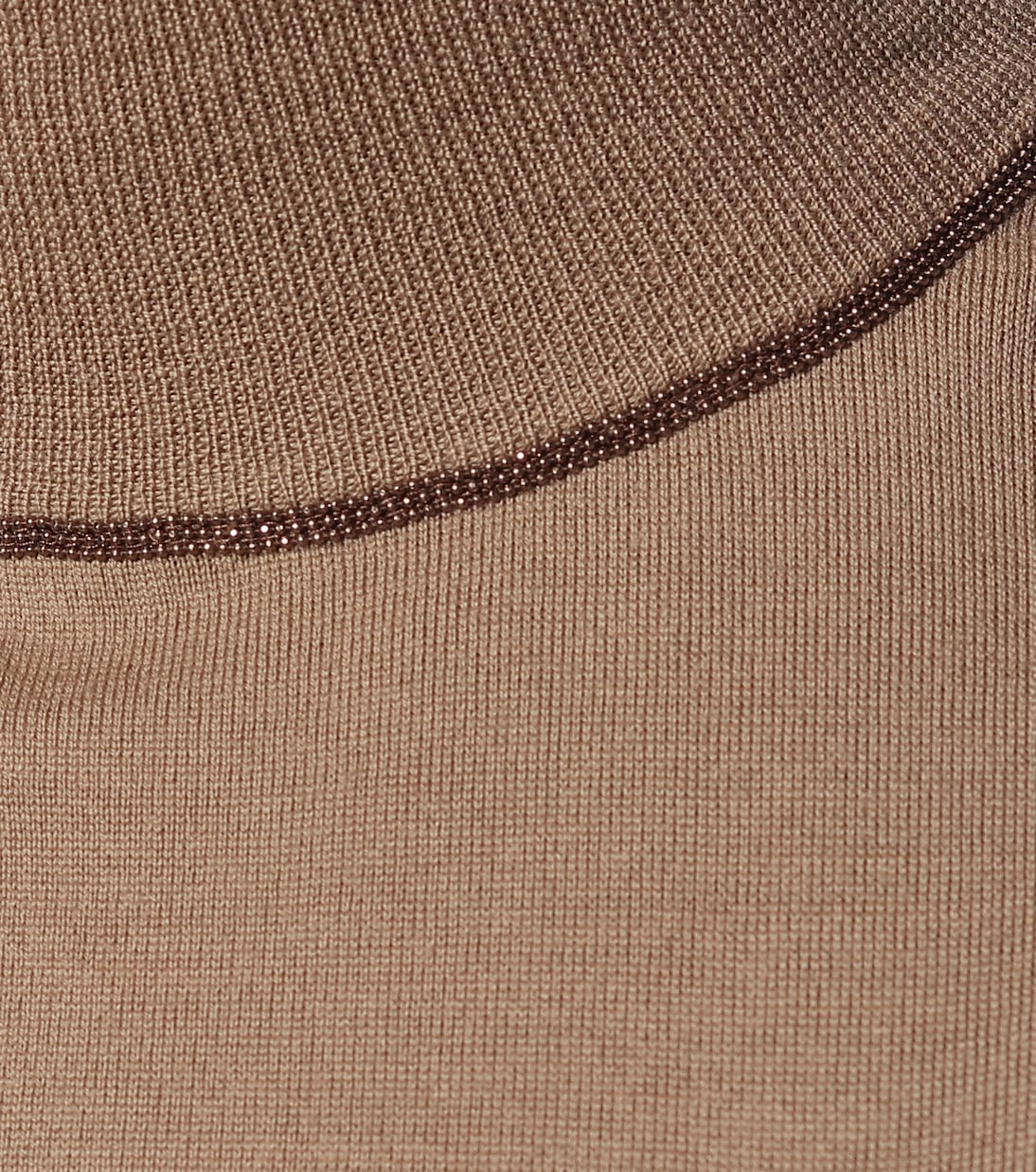 Vestido corto de lana y cachemir | Brunello Cucinelli