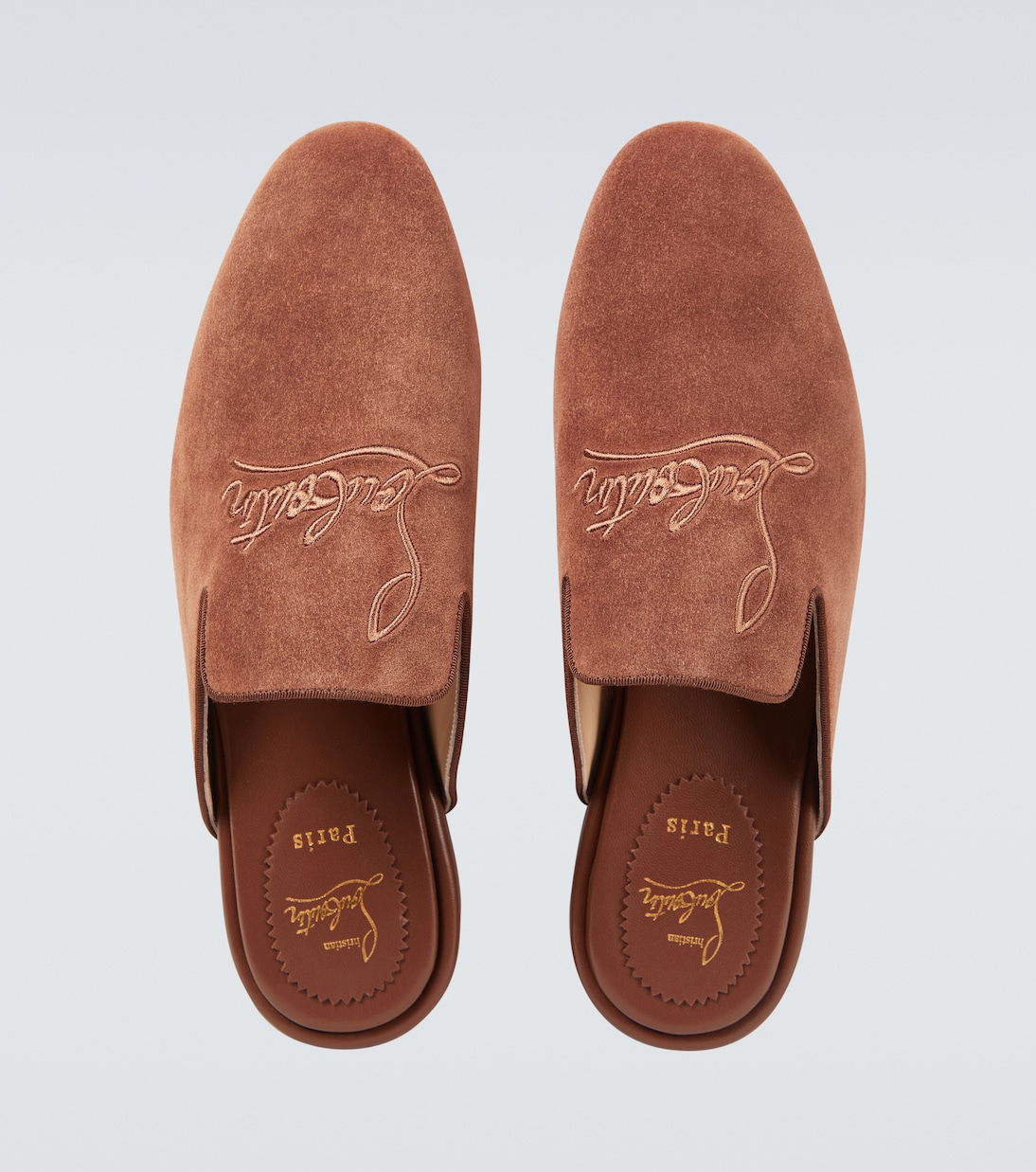 Navy Coolito Flat mules | Christian Louboutin