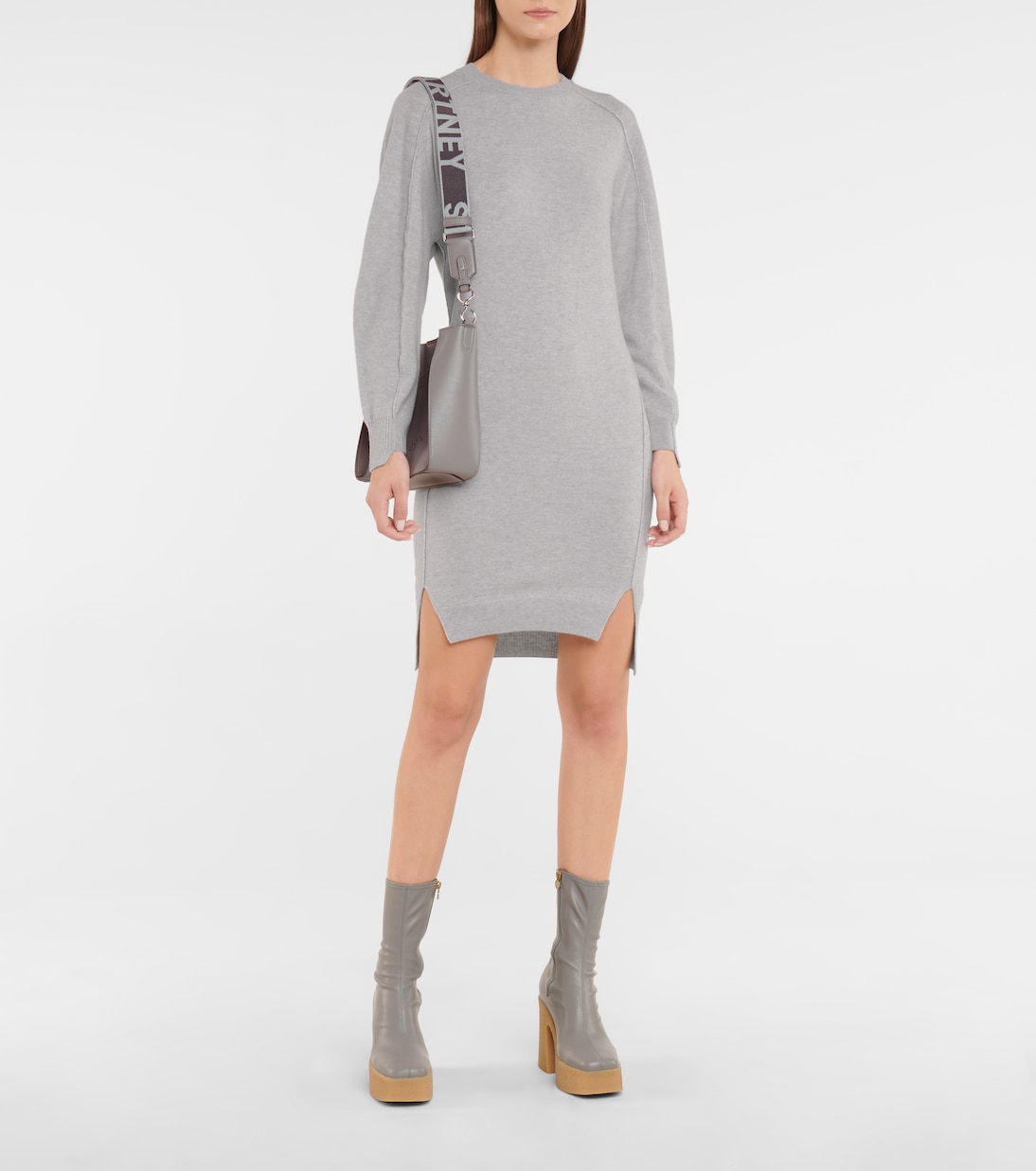 Forever Stella wool sweatshirt dress | Stella McCartney