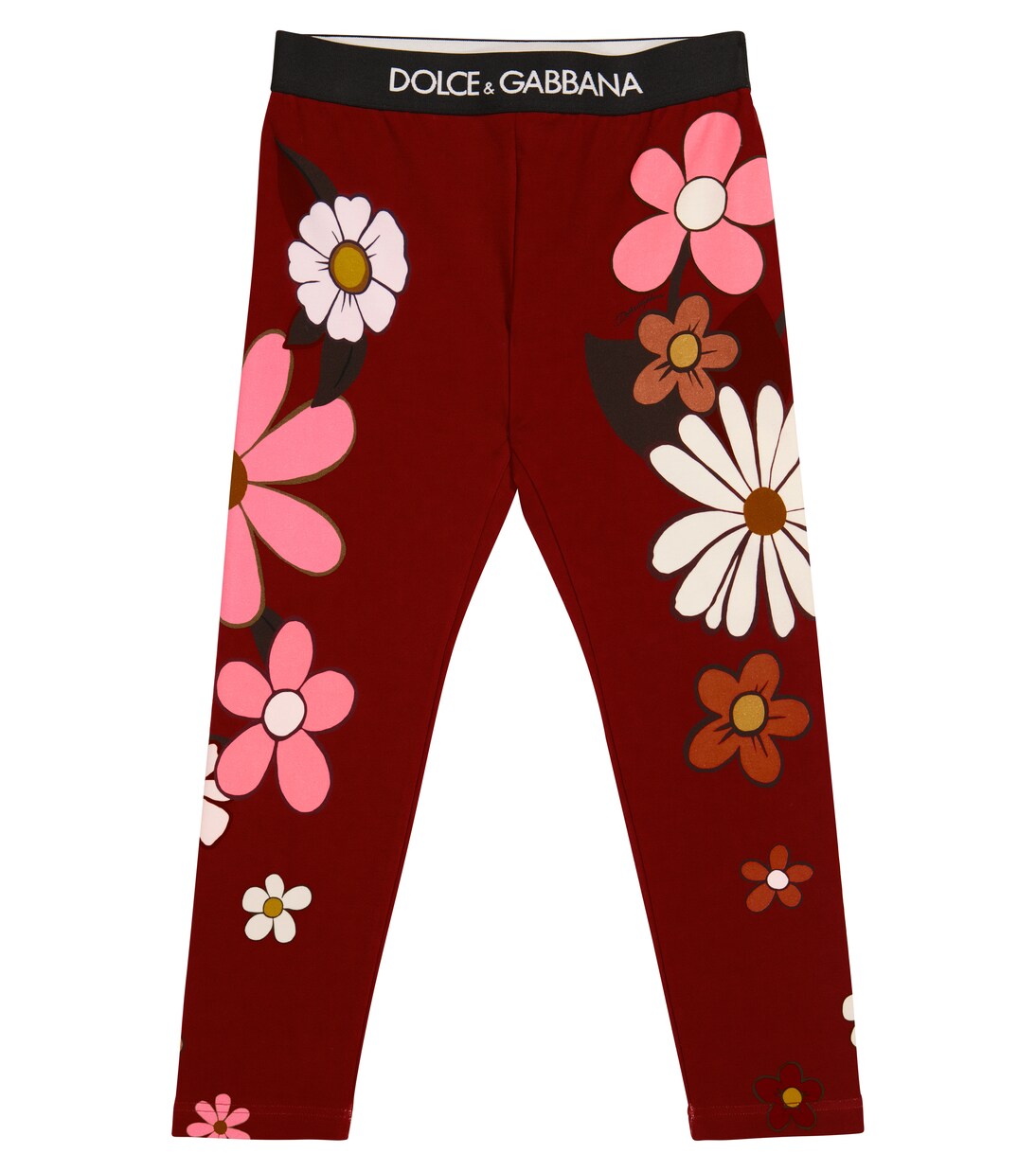 Bedruckte Leggings aus Baumwolle | Dolce&Gabbana Kids