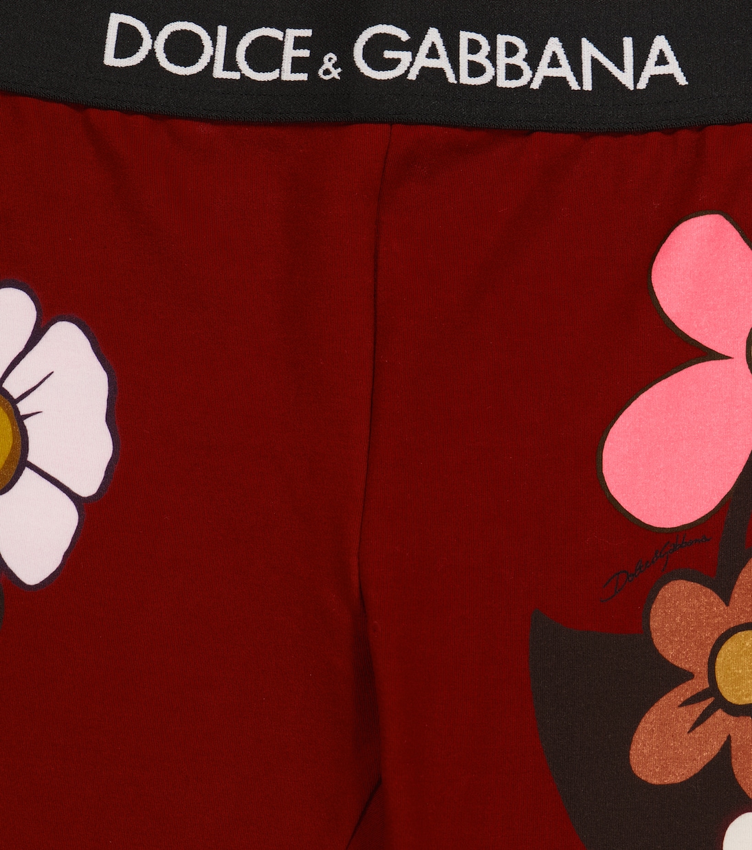 Bedruckte Leggings aus Baumwolle | Dolce&Gabbana Kids
