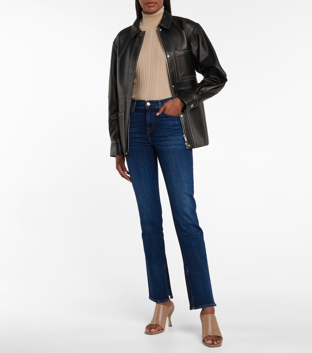 The Straight mid-rise jeans | 7 For All Mankind