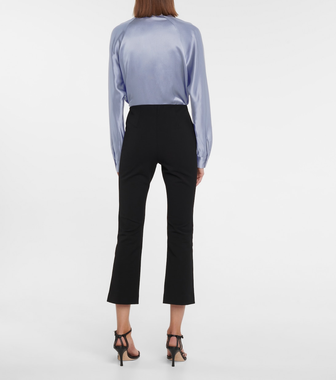 Pantaloni flared in misto cotone | Vince