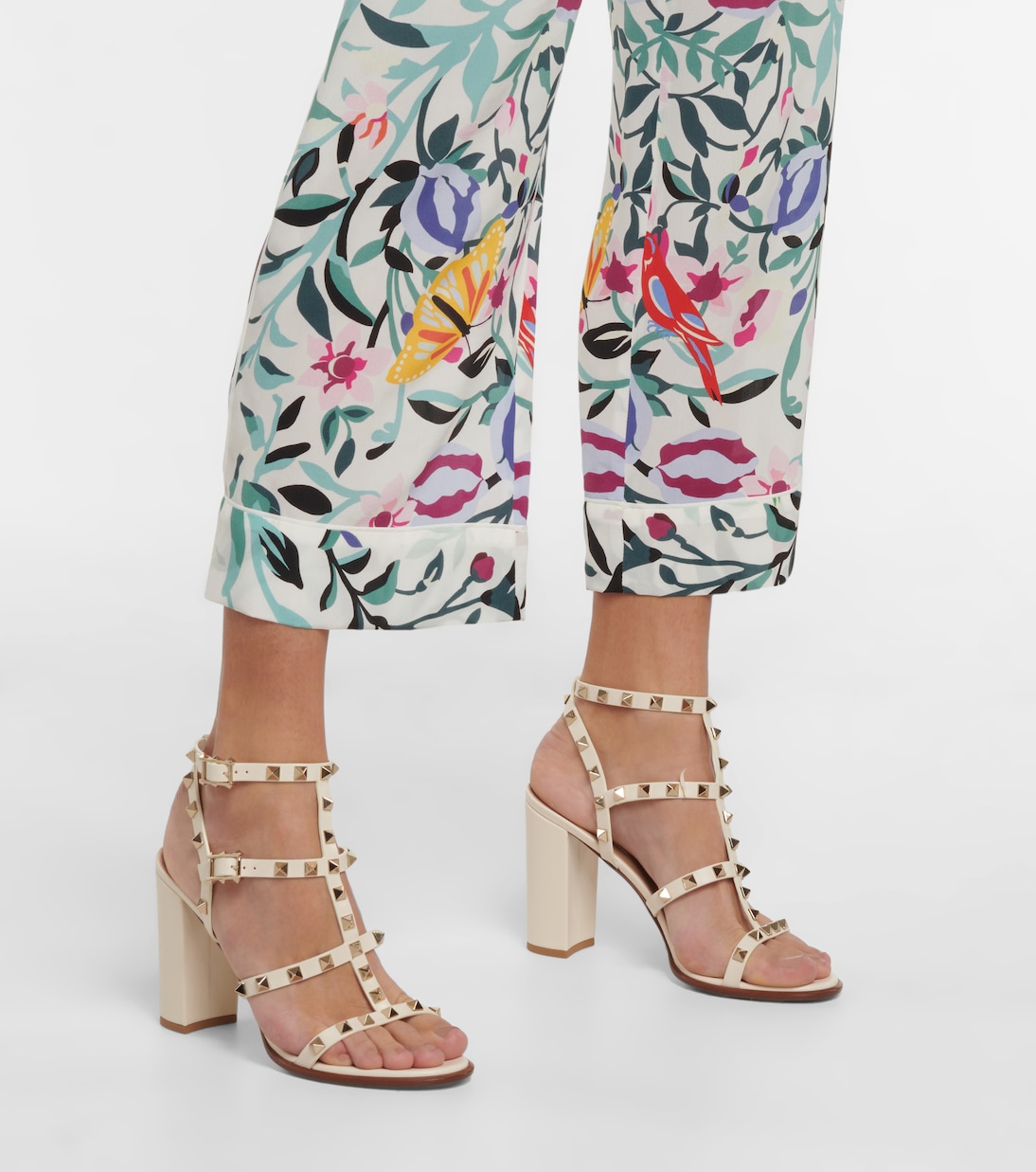 Rockstud leather sandals | Valentino Garavani
