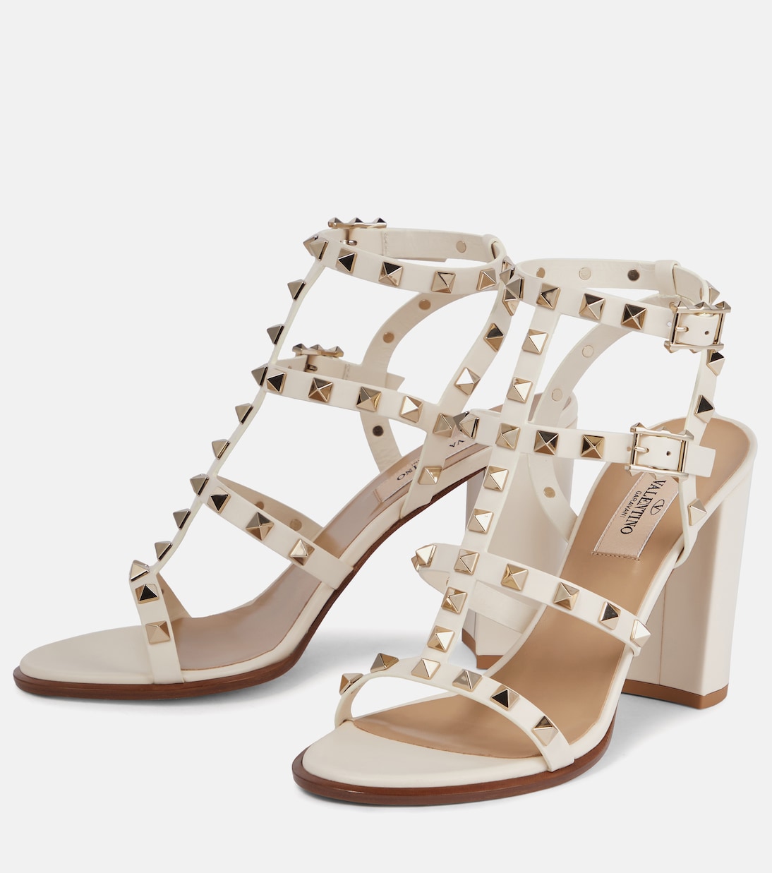 Rockstud leather sandals | Valentino Garavani