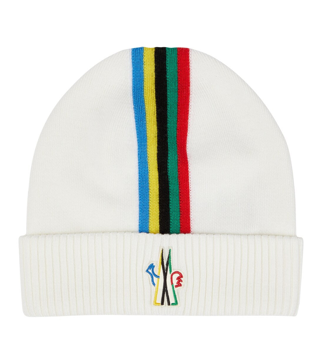 Logo striped wool beanie | Moncler Grenoble
