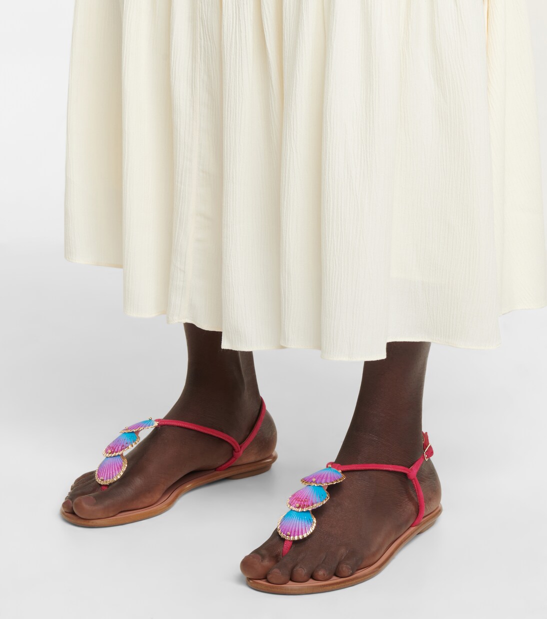 Sandali Off To Ibiza in pelle | Aquazzura