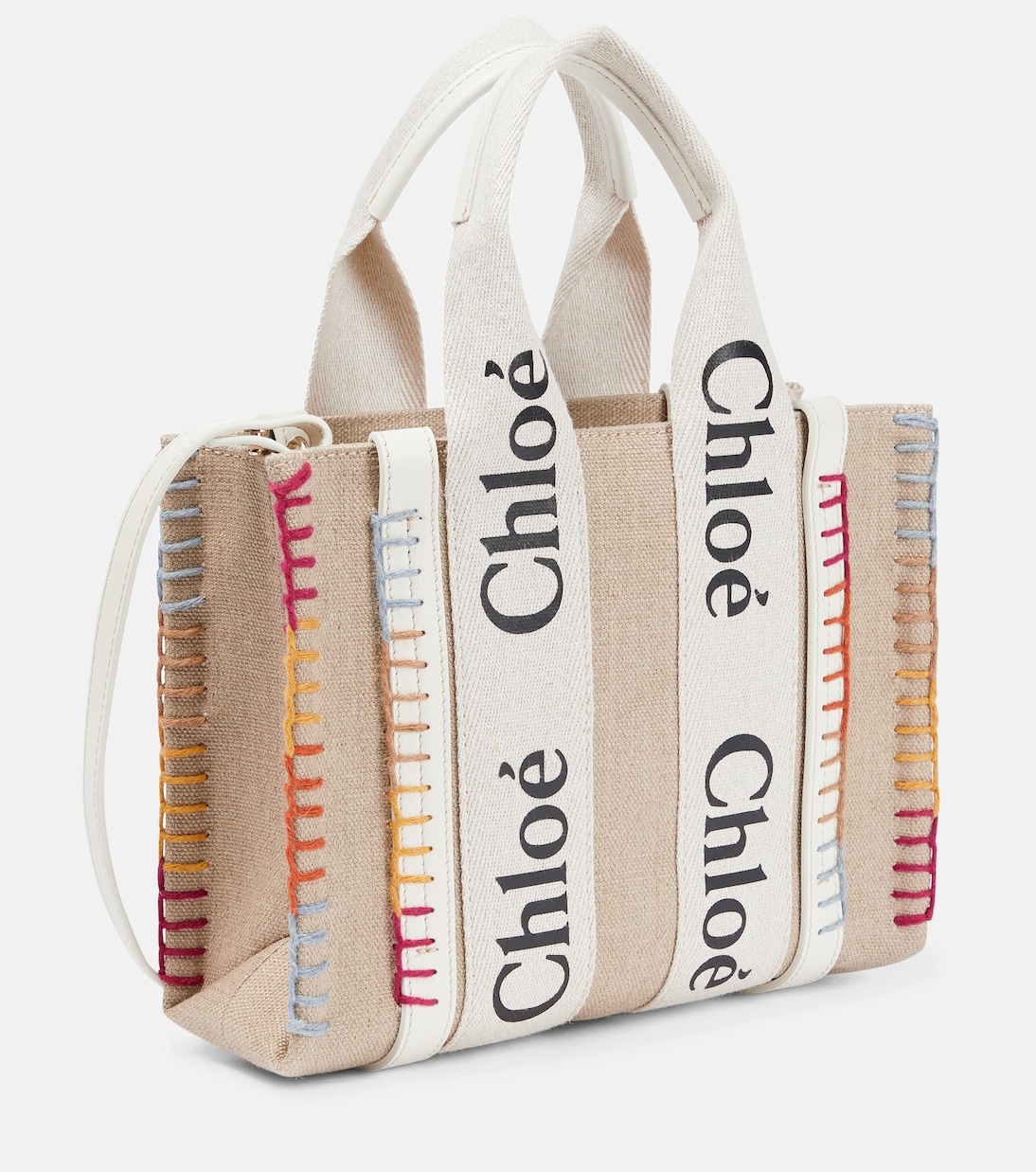 Borsa Woody Small in canvas | Chloé
