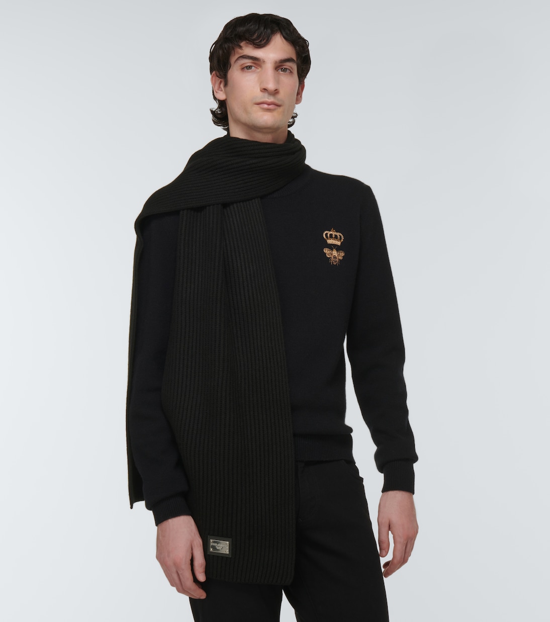 Sciarpa in misto lana e cashmere | Dolce&Gabbana