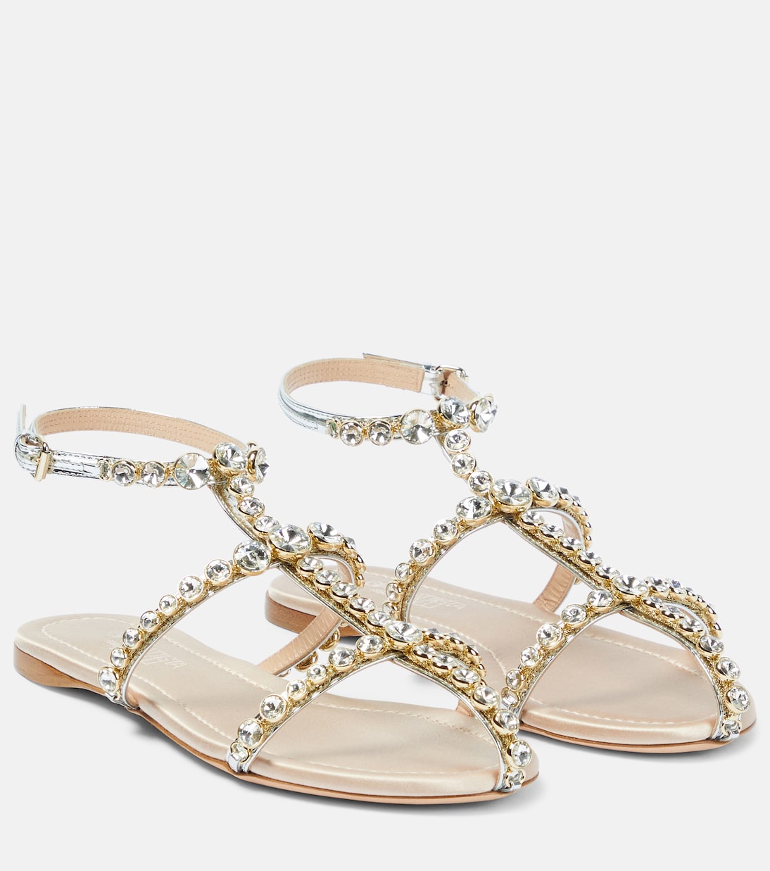 Sandali Maharan in pelle con decorazioni | Giambattista Valli