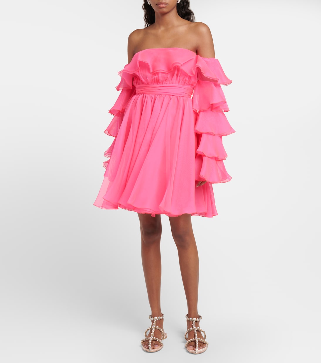 Sandali Maharan in pelle con decorazioni | Giambattista Valli