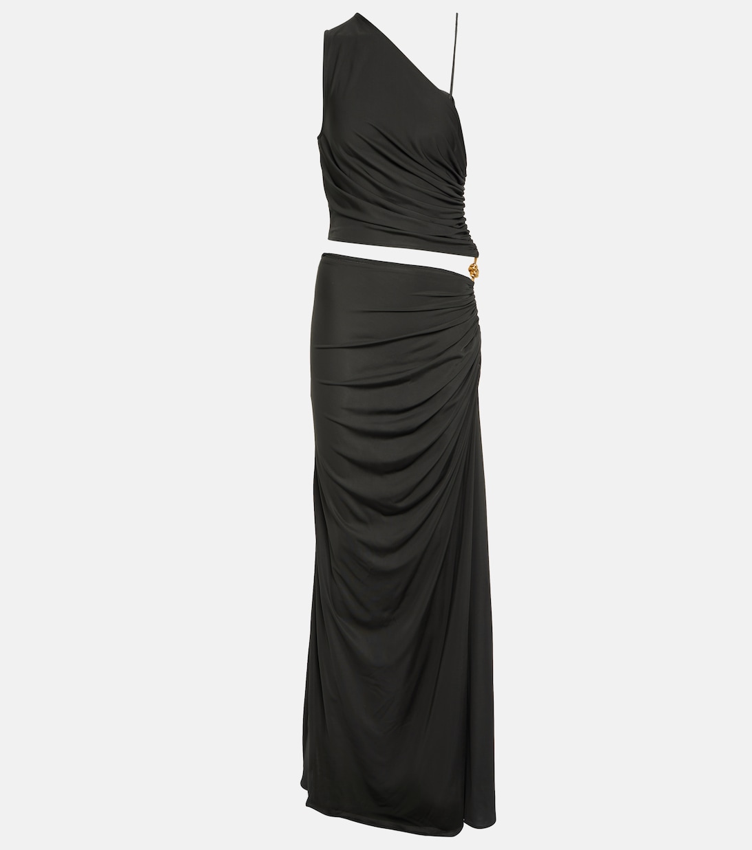 One-Shoulder-Robe aus Jersey | Bottega Veneta