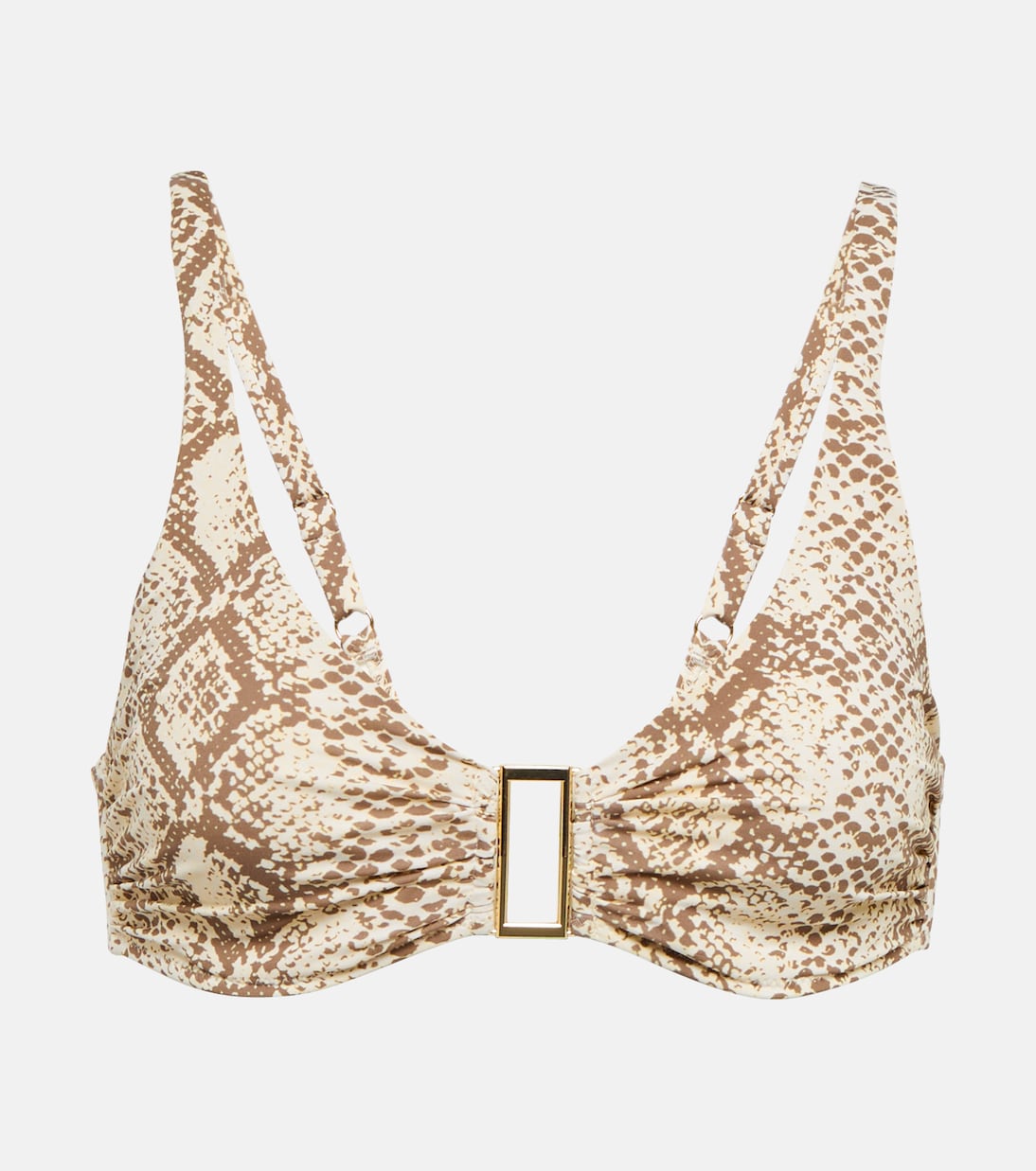 Bel Air snake-print bikini top | Melissa Odabash