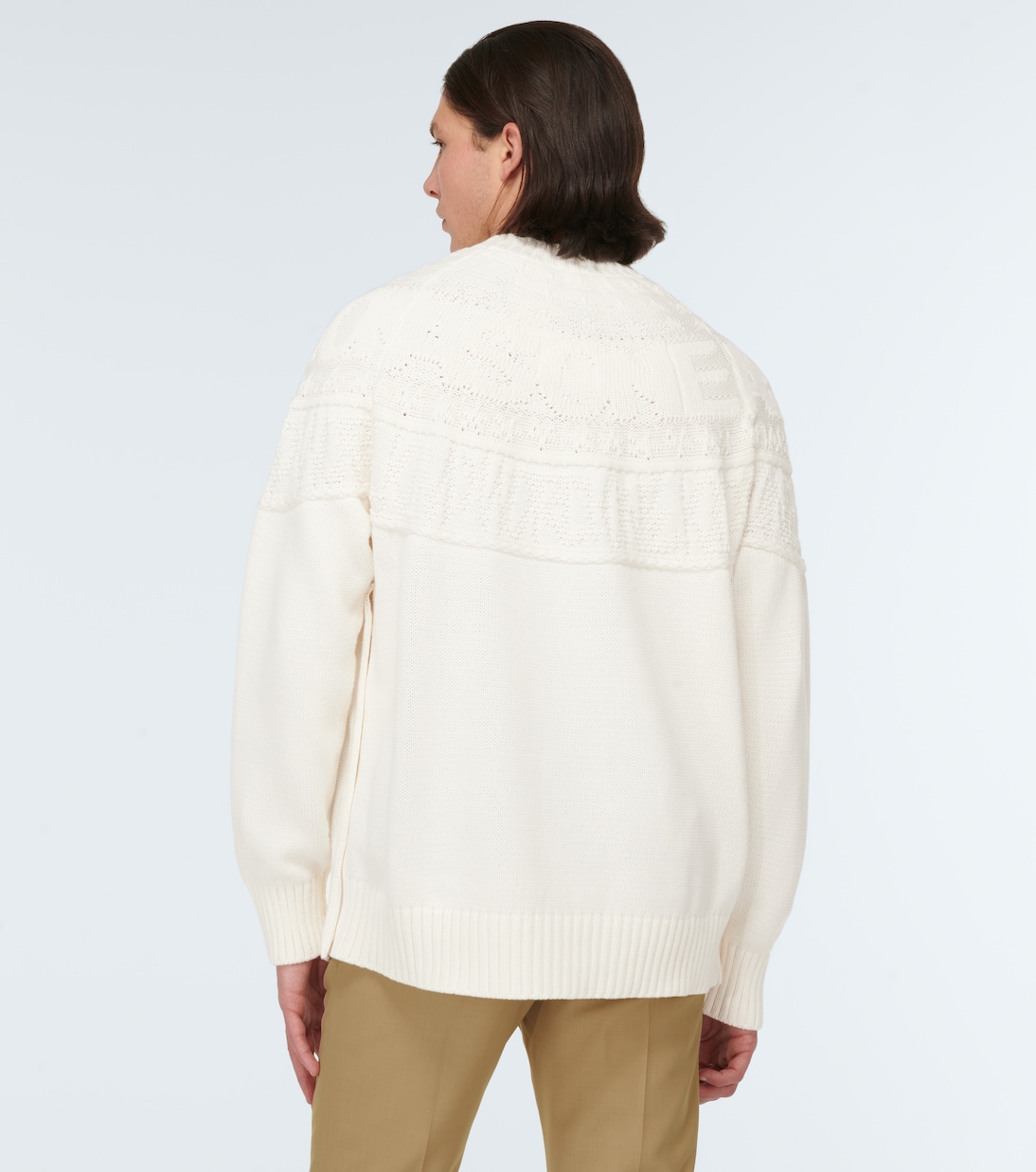 Pull en coton mélangé | Sacai