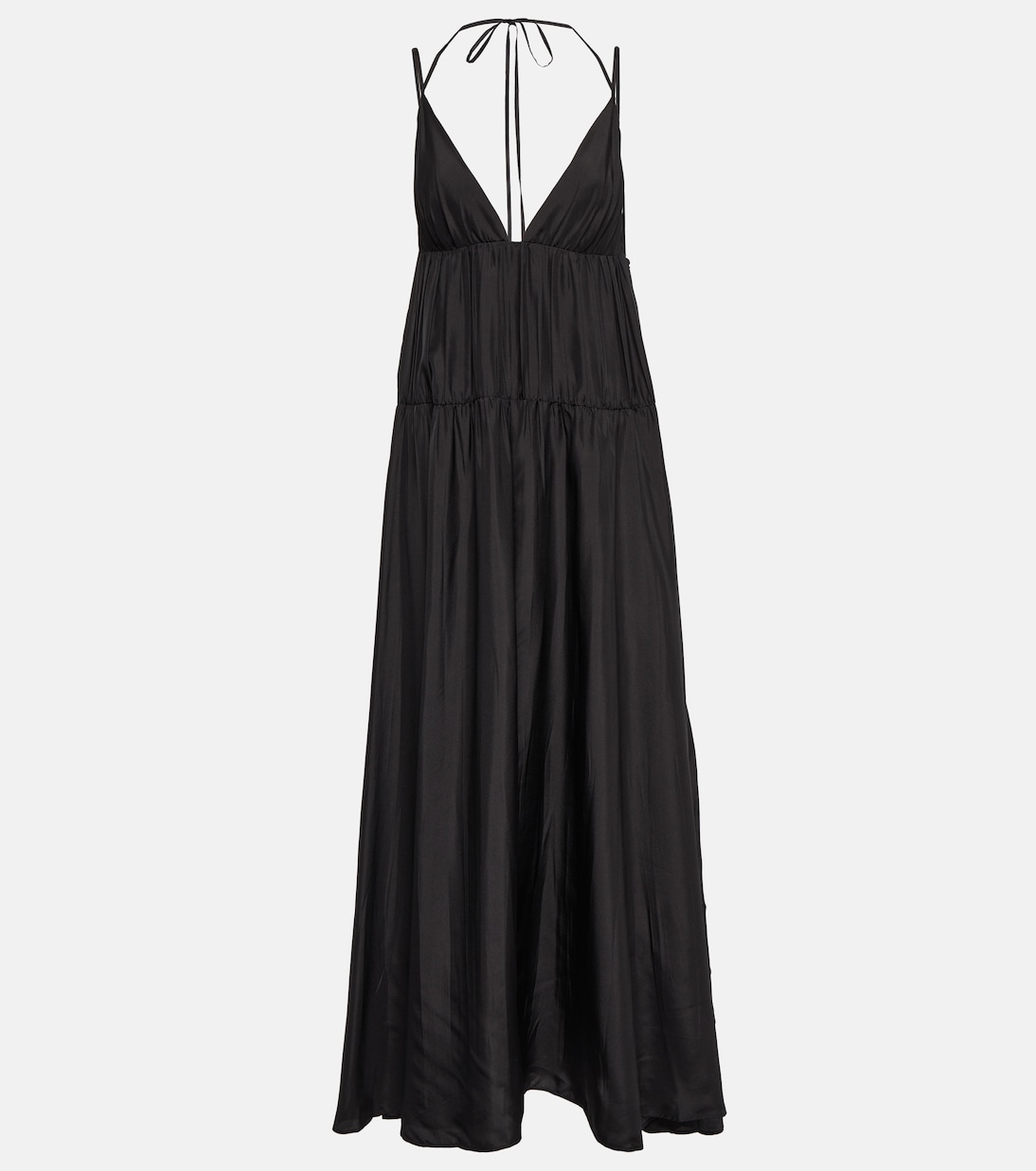 Darnley tiered silk maxi dress | Joseph