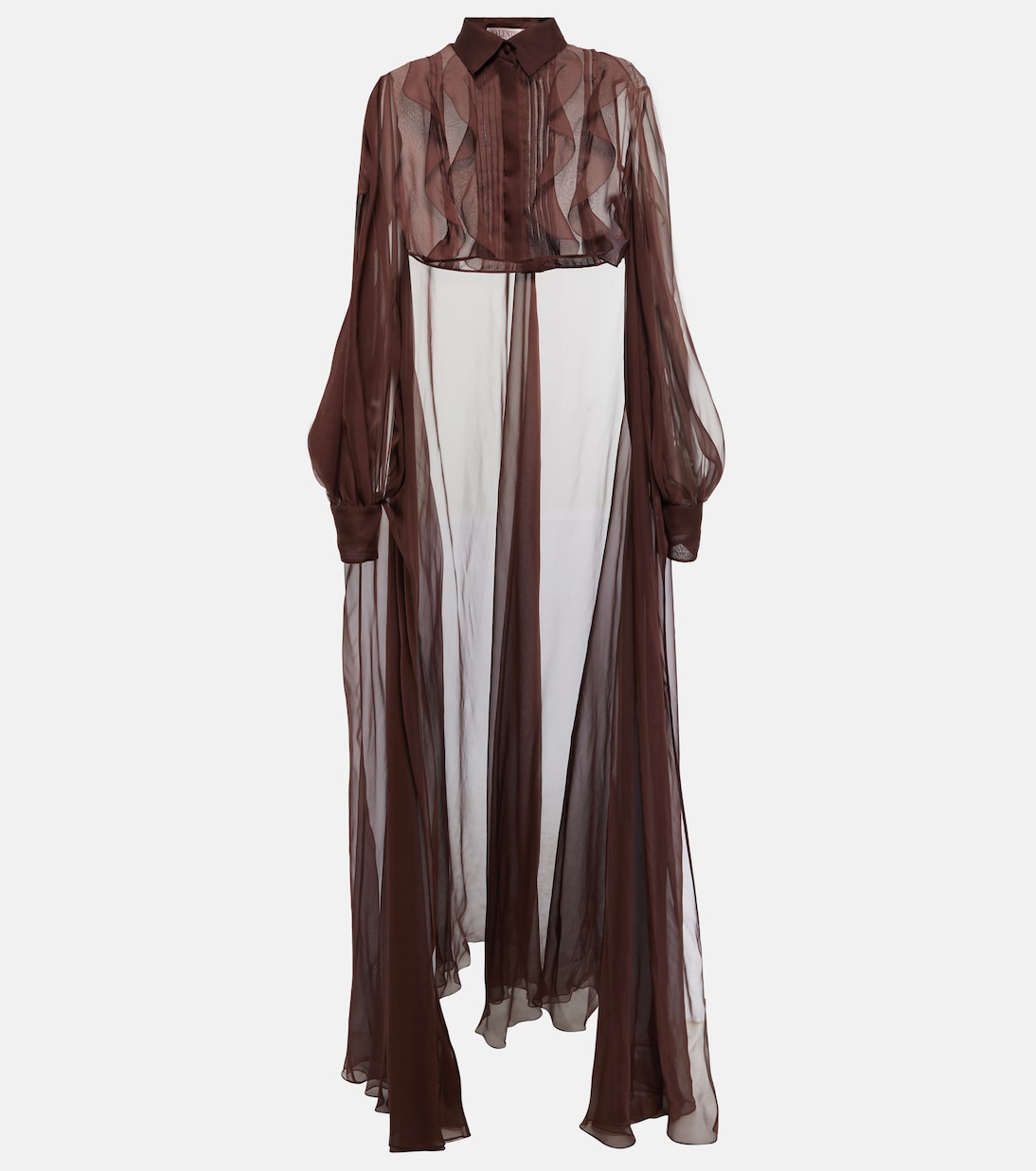 Top in chiffon di seta | Valentino
