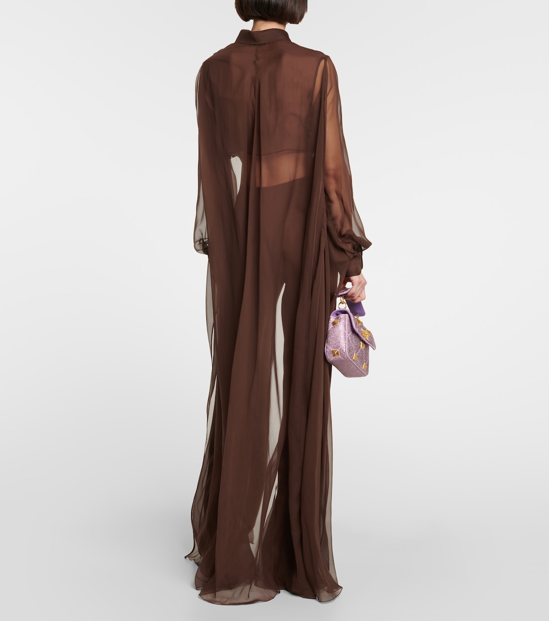 Top in chiffon di seta | Valentino