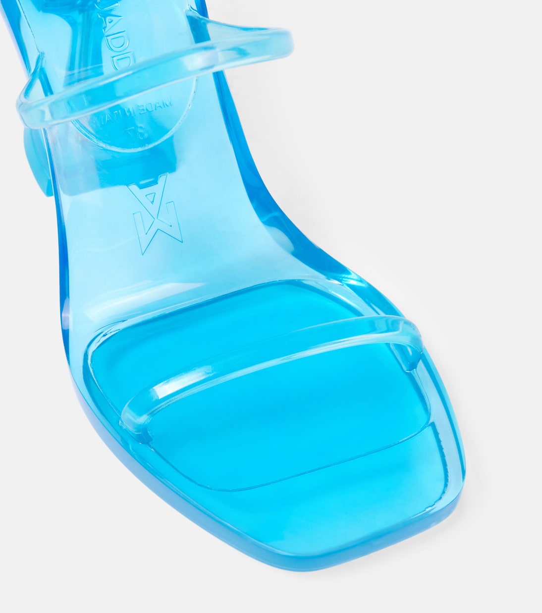 Mules Brito 95 en PVC | Amina Muaddi