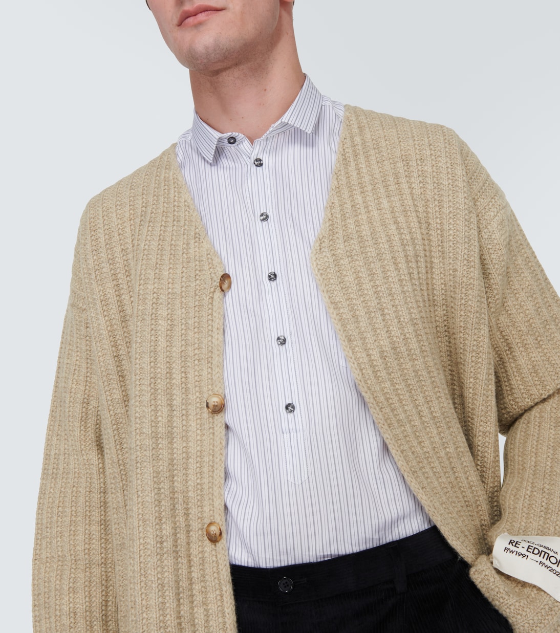 Cardigan Re-Edition aus Wolle | Dolce&Gabbana