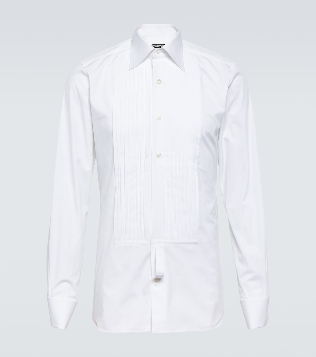 Camicia da smoking in voile di cotone | Tom Ford