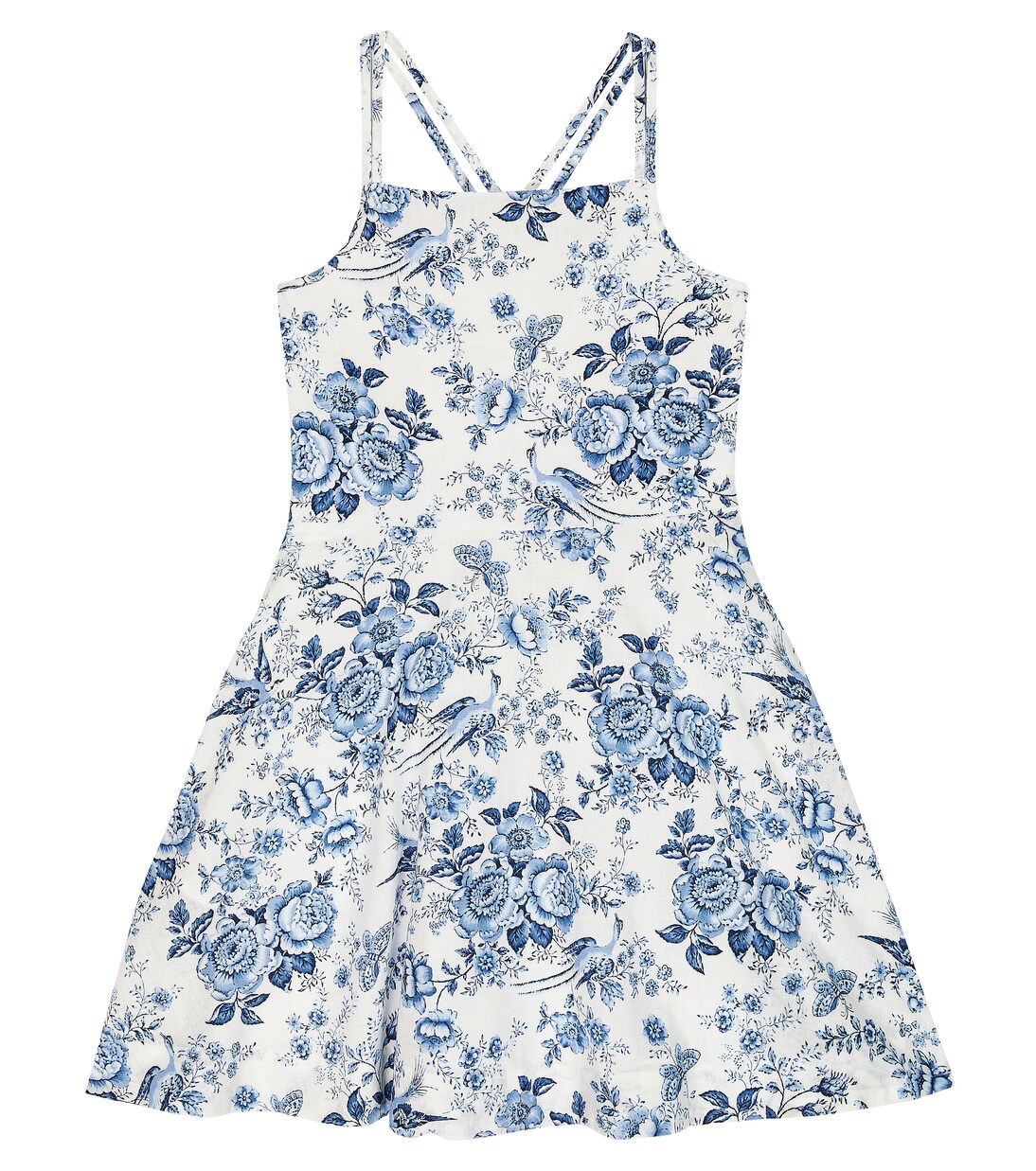 Floral linen and cotton dress | Polo Ralph Lauren Kids