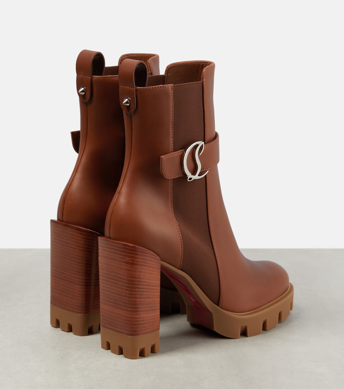 Ankle Boots CL Chelsea Lug 100 aus Leder | Christian Louboutin