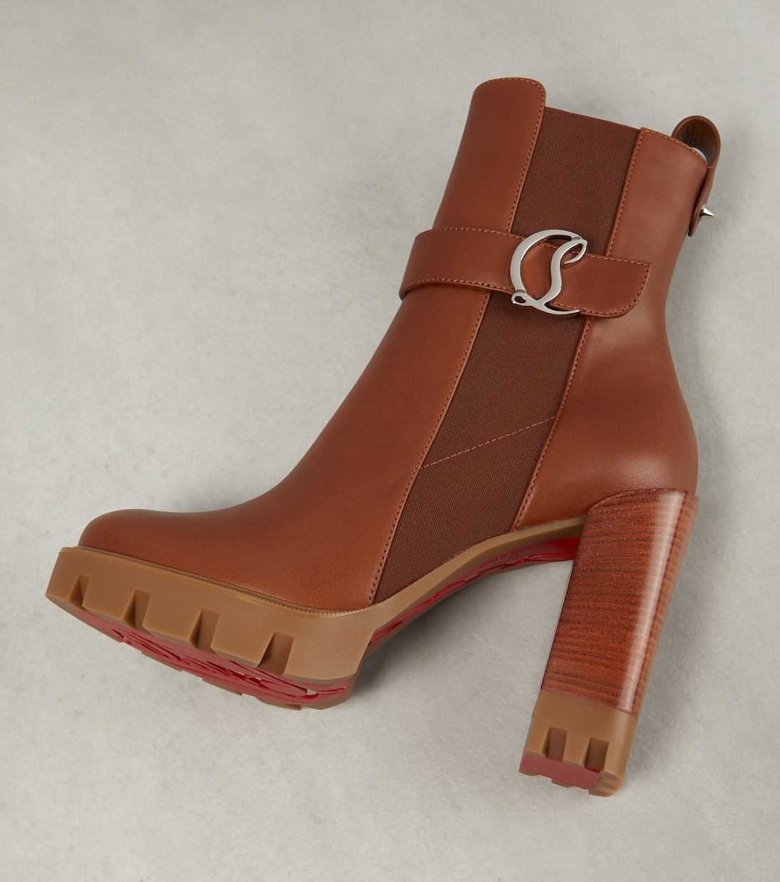 Ankle Boots CL Chelsea Lug 100 aus Leder | Christian Louboutin