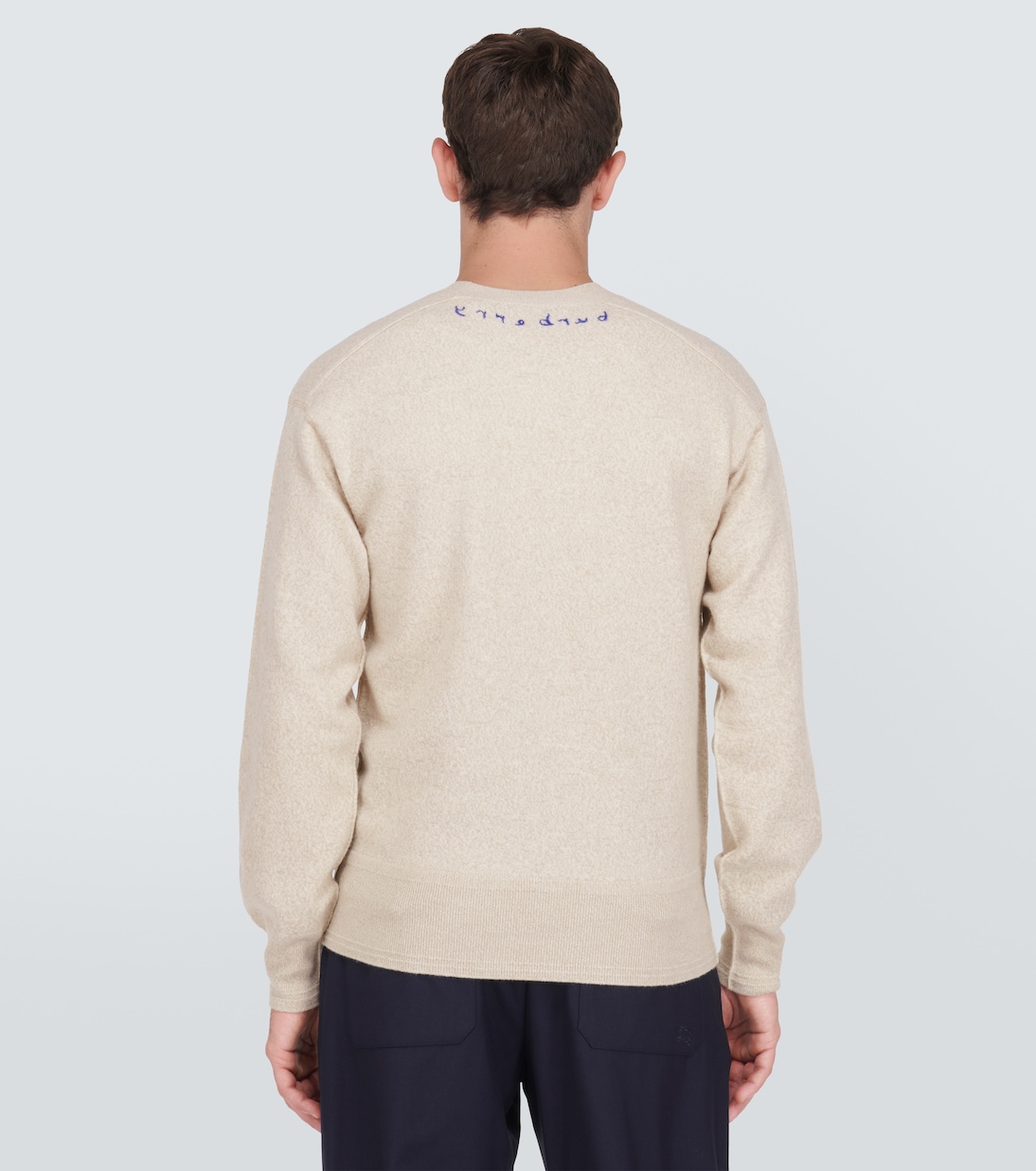 Pullover in lana con logo | Burberry