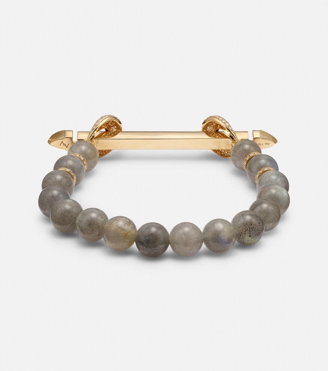 Bracciale in oro 18kt ANANYA Chakra con gemme, stile giovane e moderno