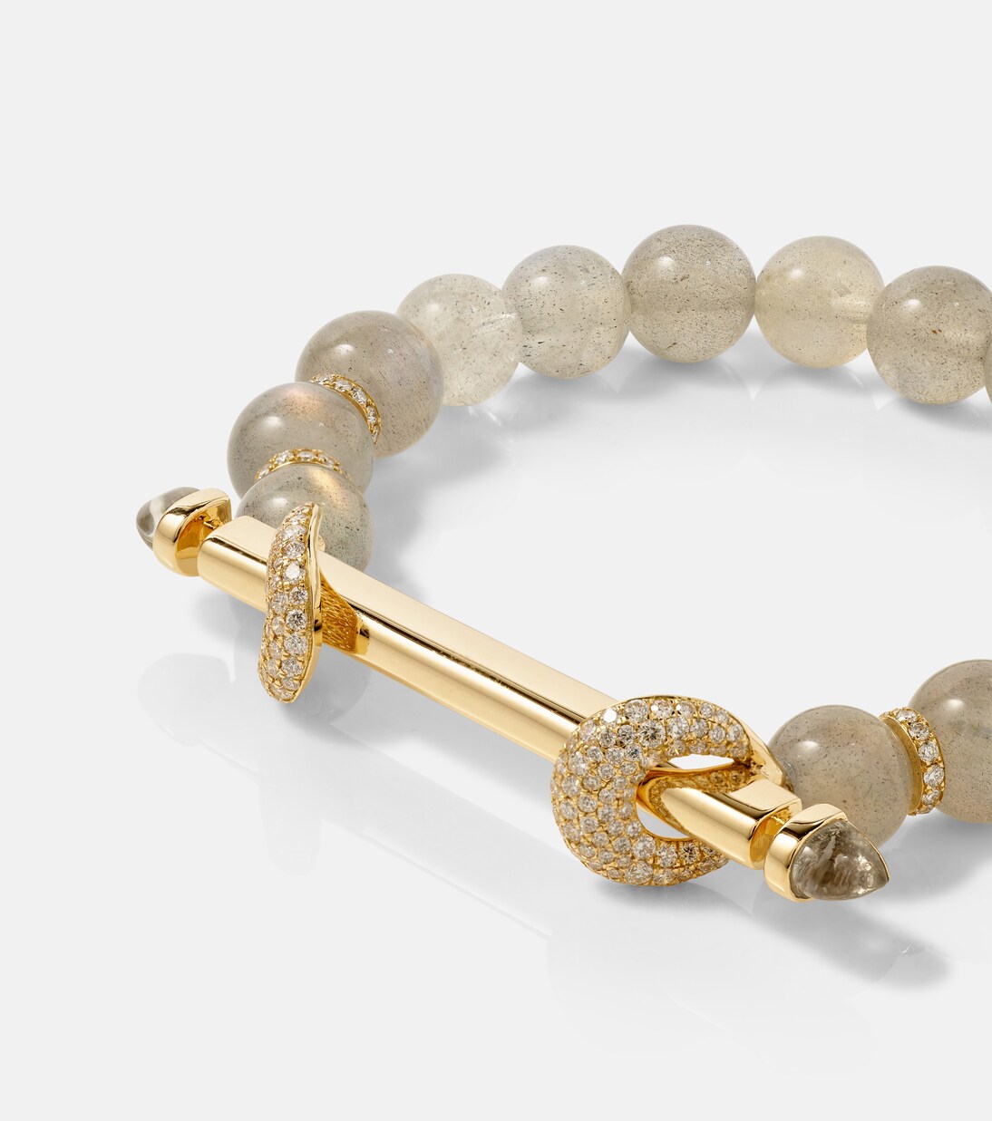 Bracciale in oro 18kt ANANYA Chakra con gemme, stile giovane e moderno