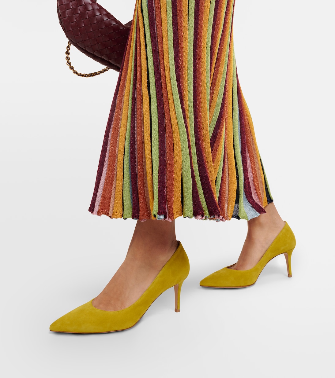 Pumps Gianvito 70 aus Veloursleder | Gianvito Rossi