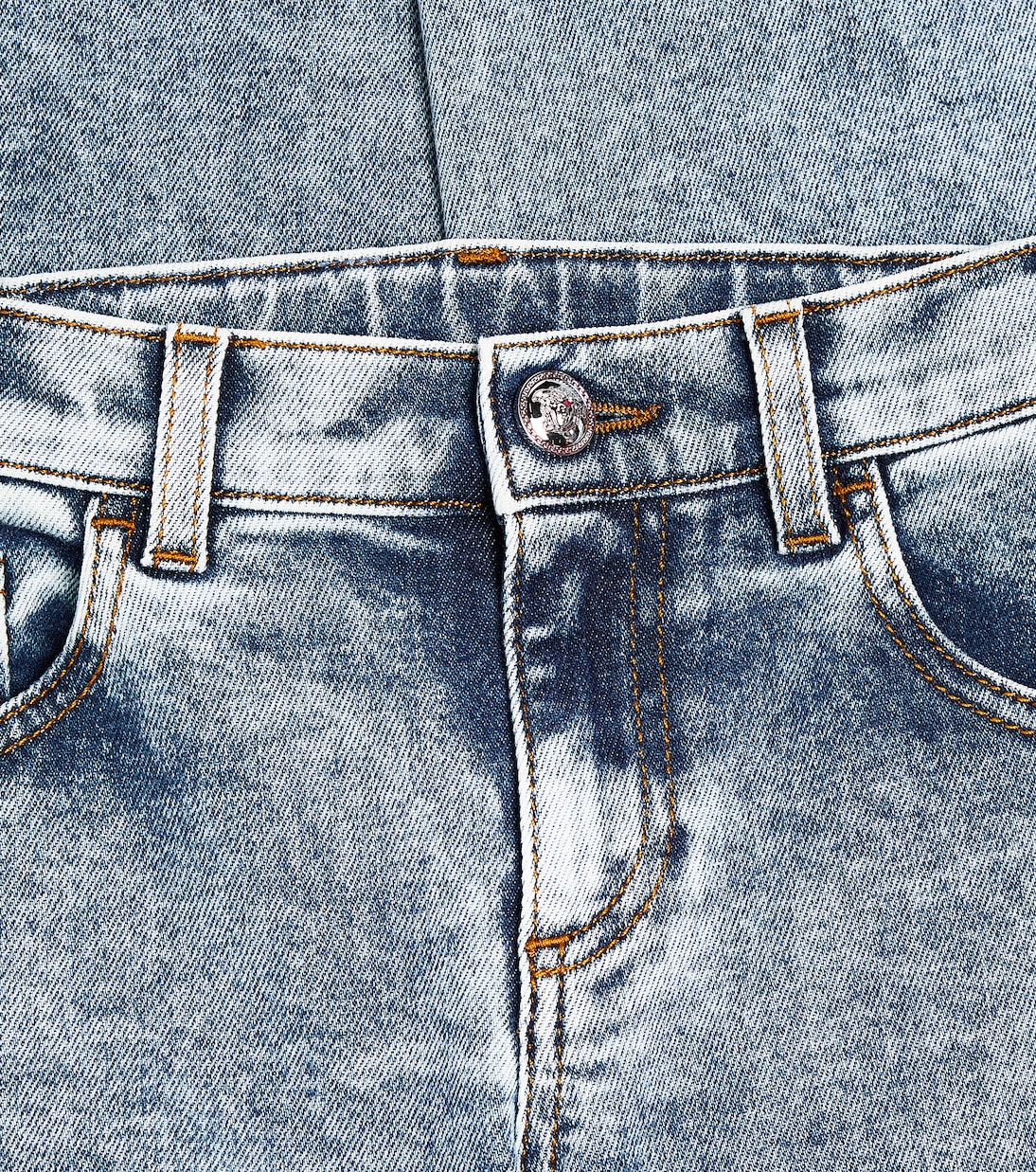 Mid-rise straight jeans | Versace Kids