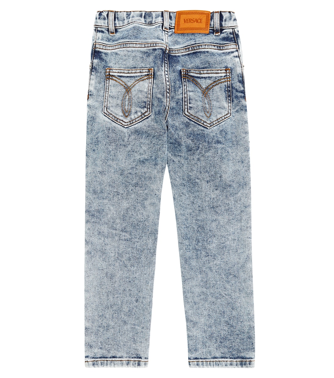 Mid-rise straight jeans | Versace Kids