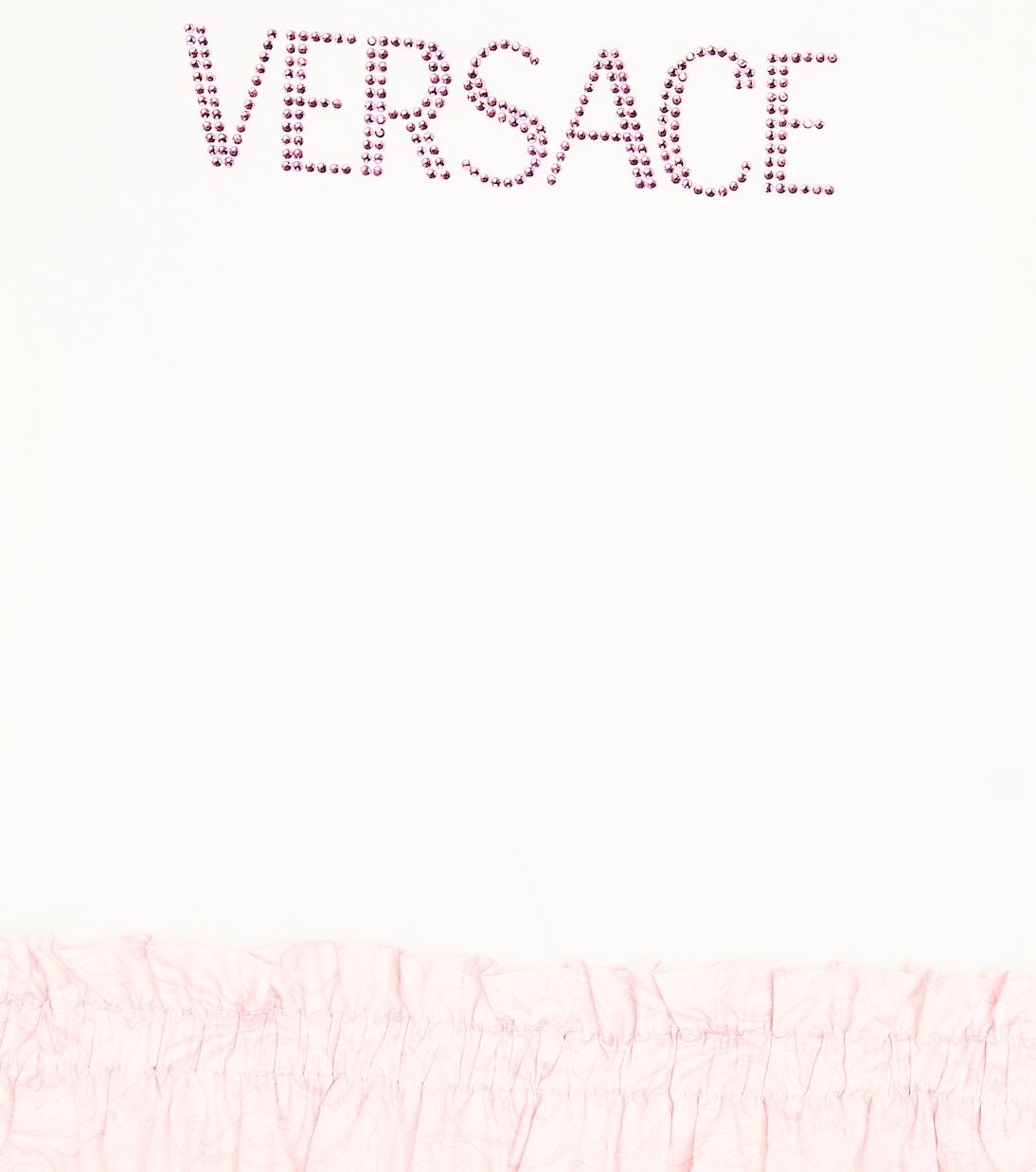 Kleid aus einem Baumwollgemisch | Versace Kids
