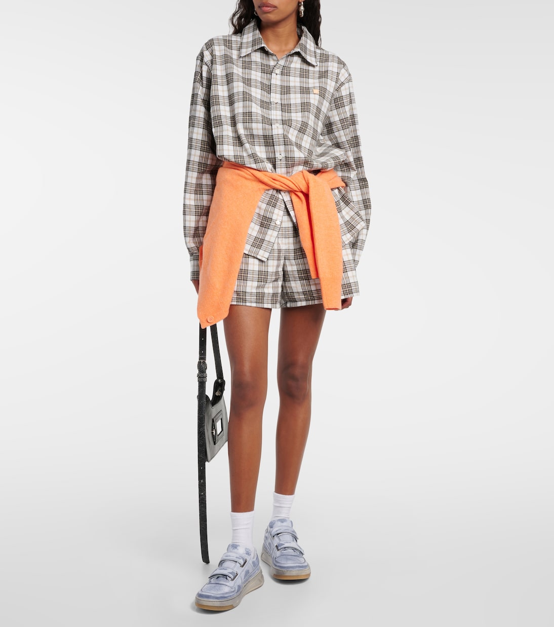 Shorts in cotone a vita media | Acne Studios