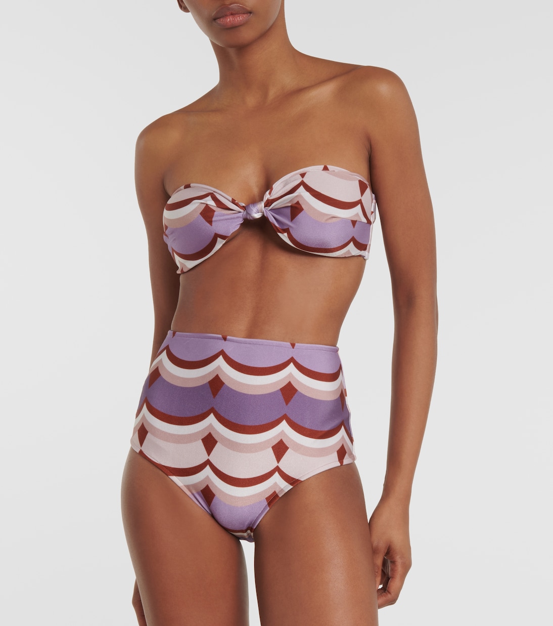Bedruckter Bikini Vintage Waves | Adriana Degreas